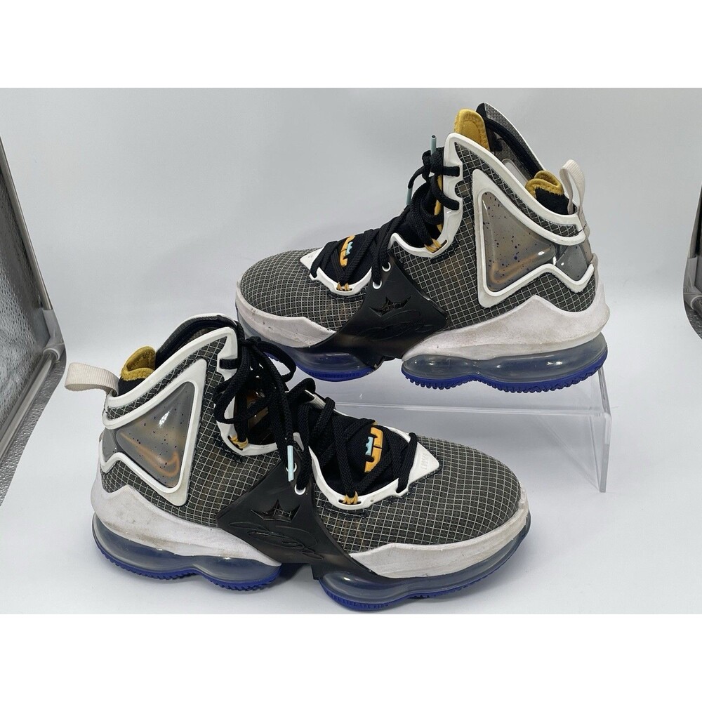 Nike LeBron 19 Gray Blue Basketball Shoes Men’s US 6.5 CV3022-002